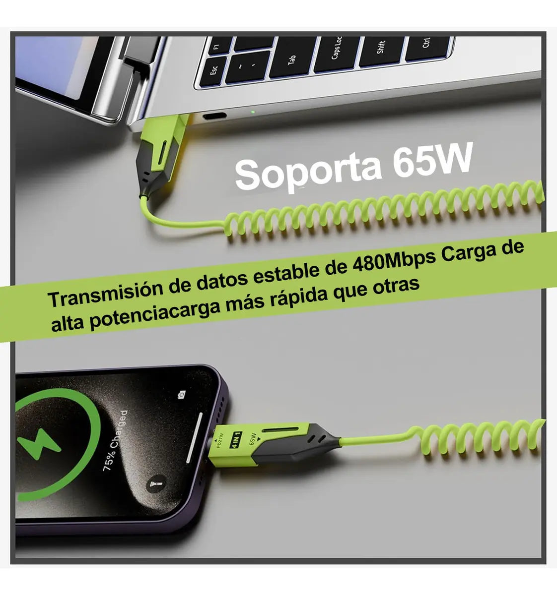 Cable Multiusos Retráctil 4 en 1 | Carga Rápida