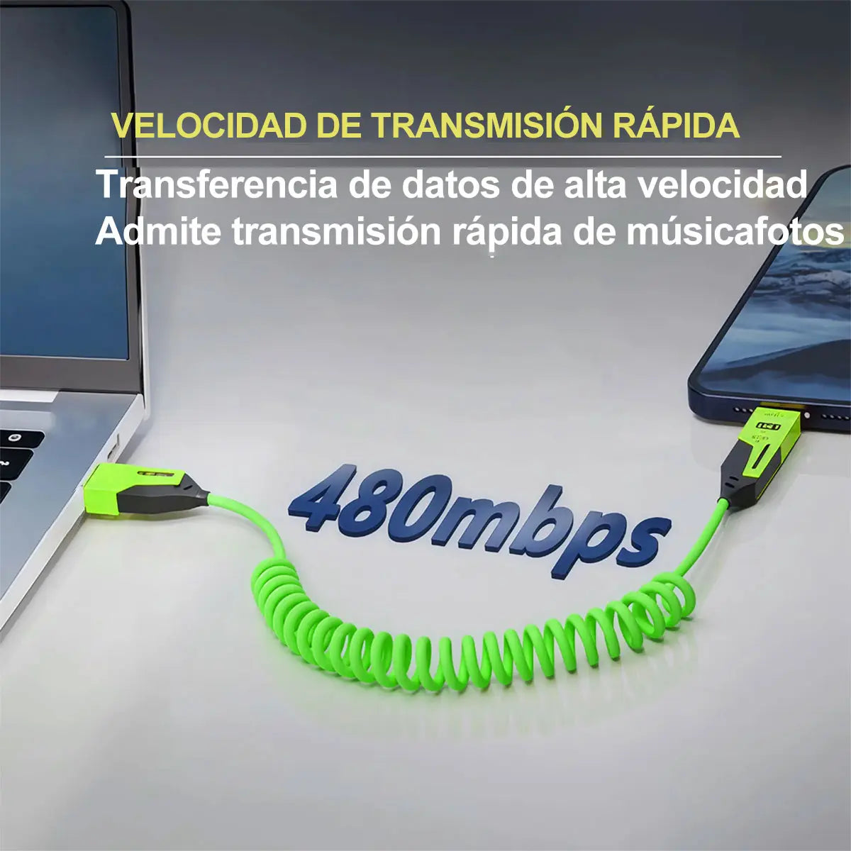 Cable Multiusos Retráctil 4 en 1 | Carga Rápida