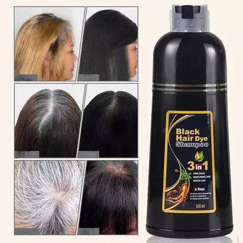 Elimina Canas | Shampoo Negro Instantaneo