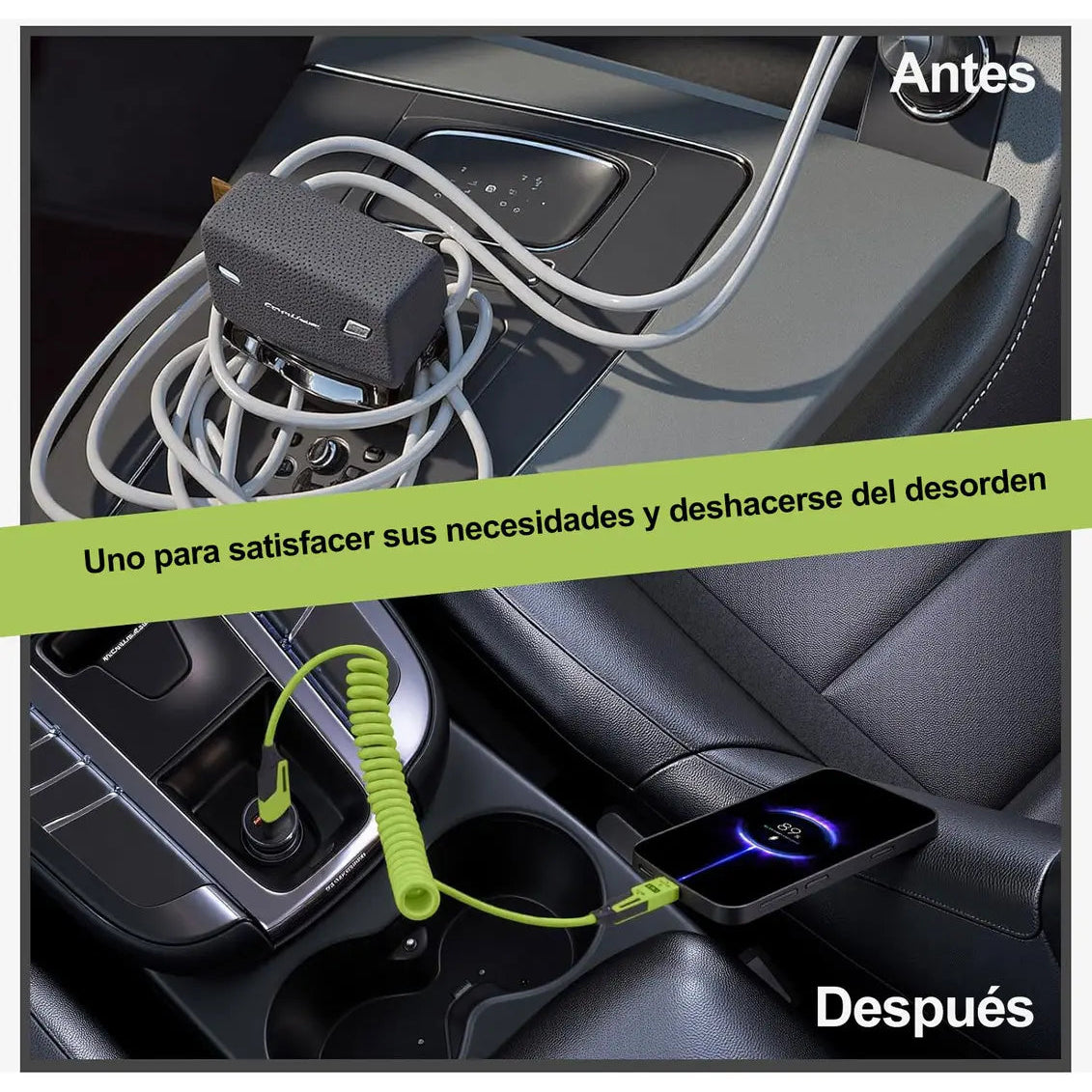 Cable Multiusos Retráctil 4 en 1 | Carga Rápida