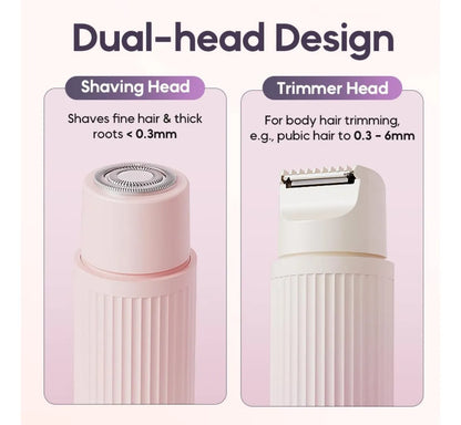 Afeitadora Corporal 2 en 1 Recargable Portátil