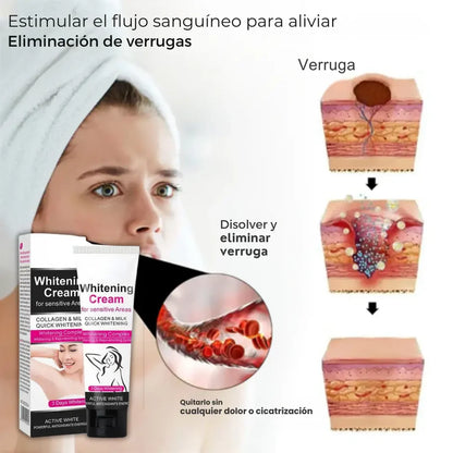 Crema Aclarante Natural Para La Piel 2x1
