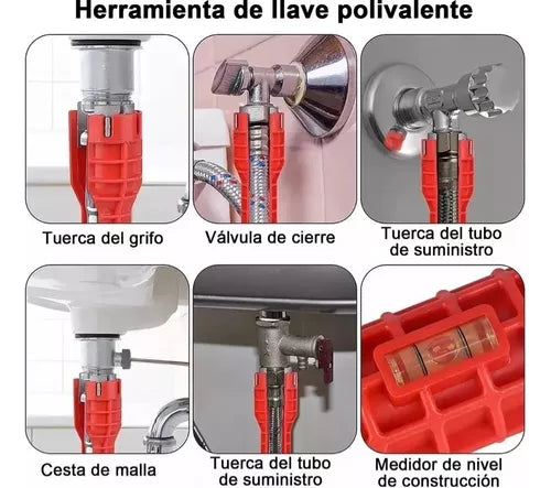 Llave Para Fregadero 8 En 1 