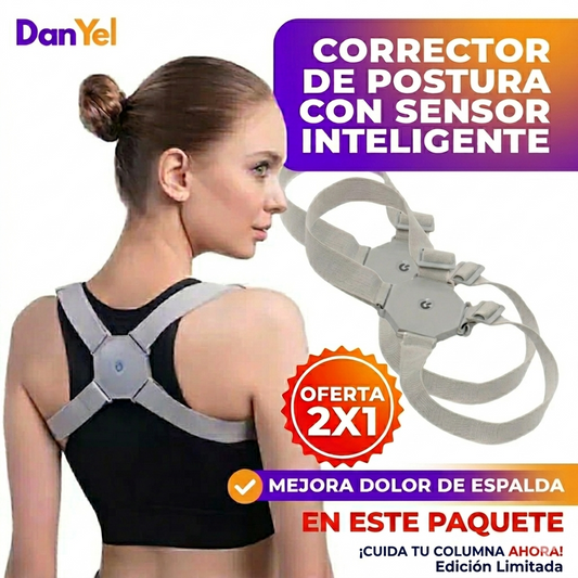 Corrector De Postura Con Sensor Inteligente | 2x1
