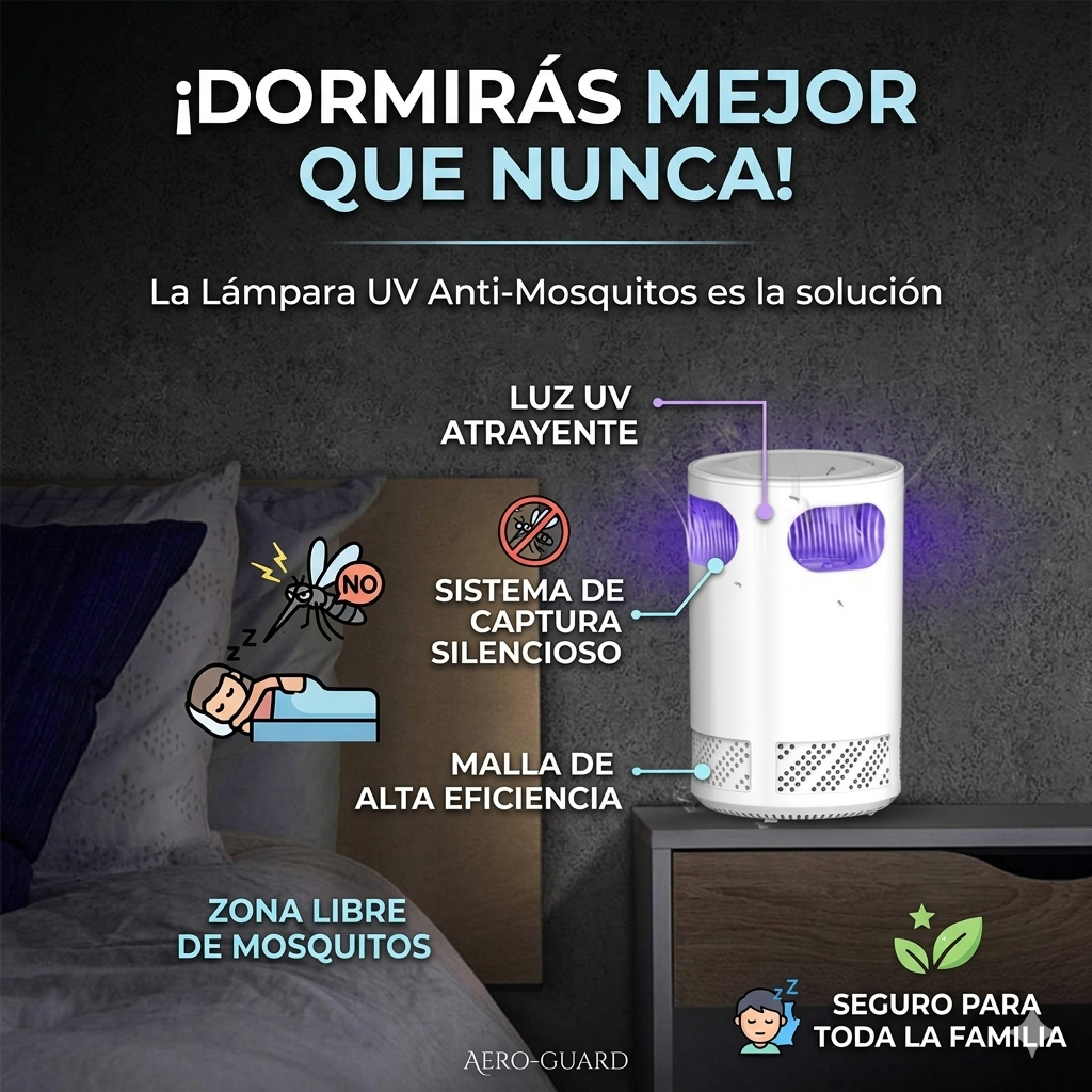 Lámpara UV Mata Mosquitos