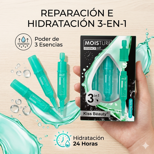 Suero Facial Hidratante 3 en 1 | Kiss Beauty Moisture Essence