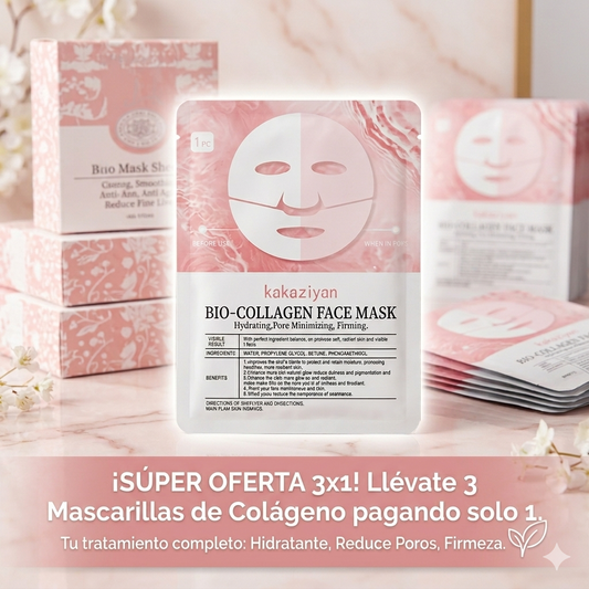 Mascarilla de Colágeno para la Cara | Pack de 3