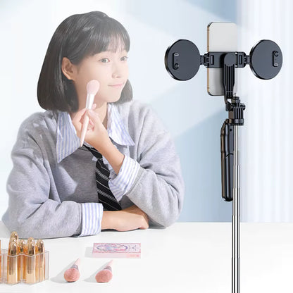 Trípode Selfie Inteligente 360° con Doble Luz