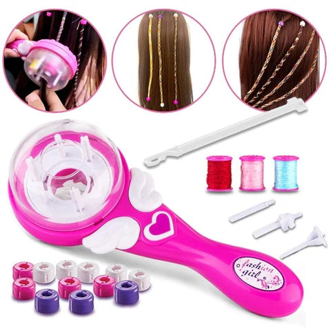 Trenzadora Automática para Niñas – Peinados Fáciles L