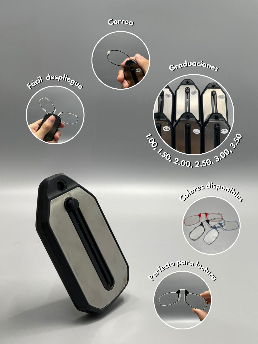 Gafas de Lectura Plegables con Llavero