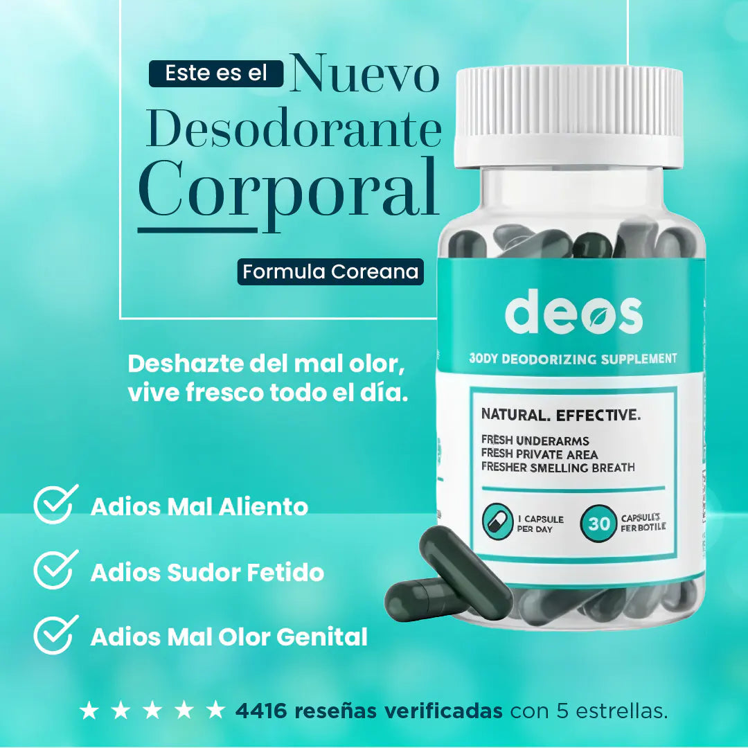 Deos - Desodorante natural sin aluminio