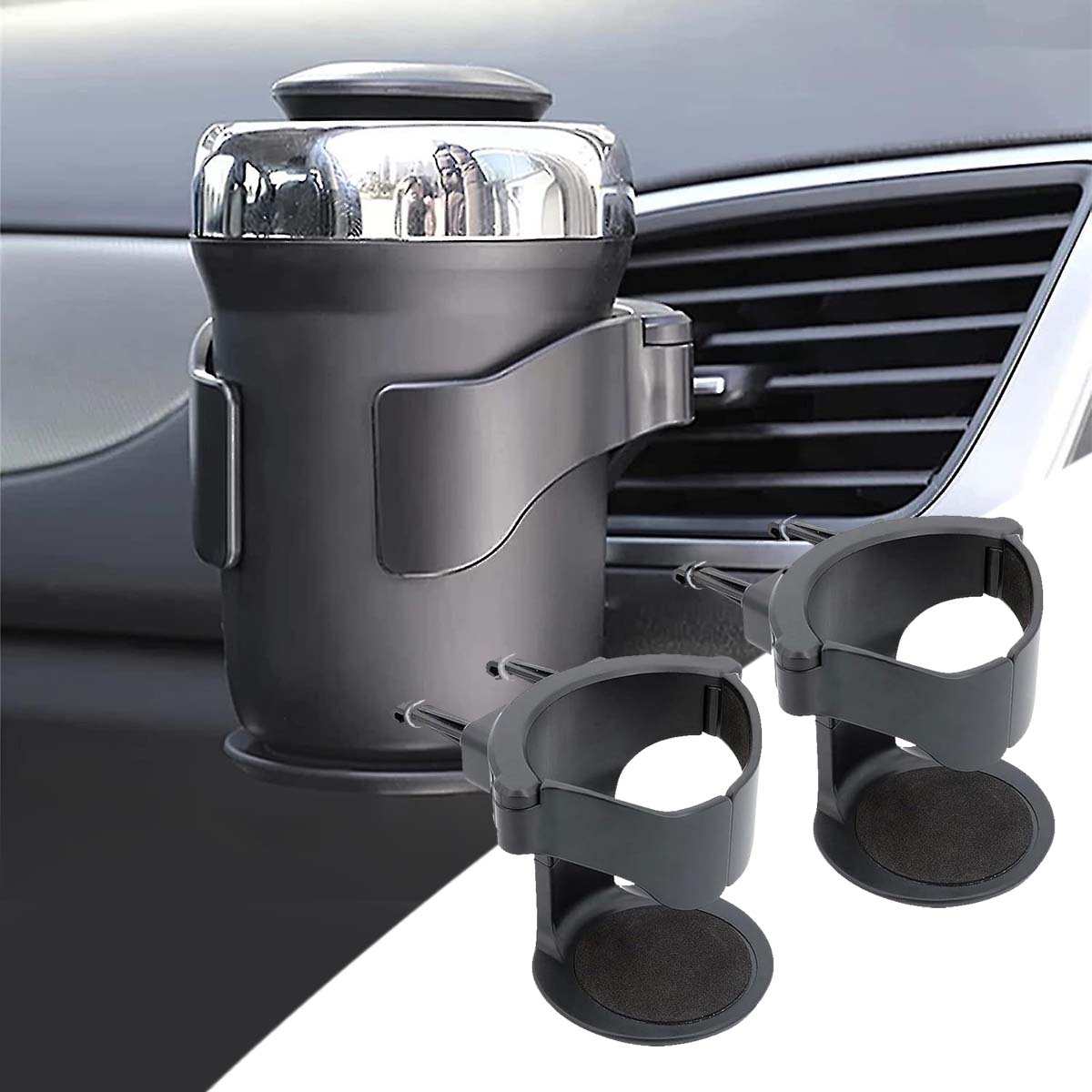 Portavasos Universal para Coche 2x1