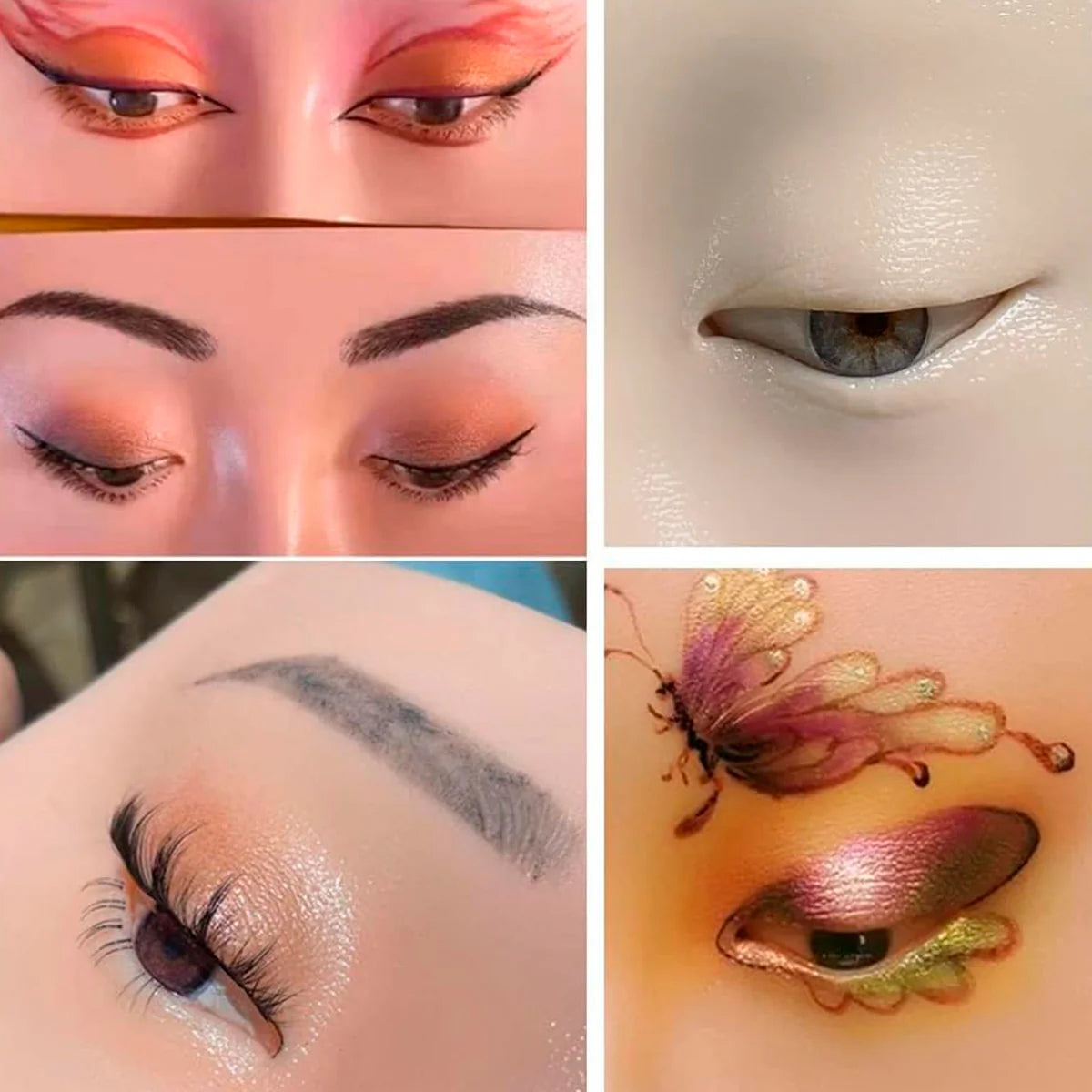 Cara de Silicona para Practicar Maquillaje