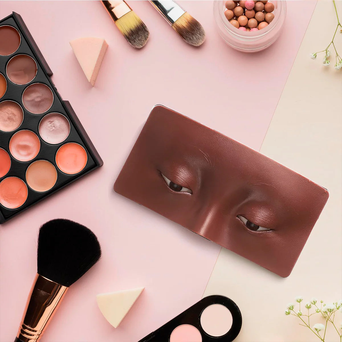 Cara de Silicona para Practicar Maquillaje