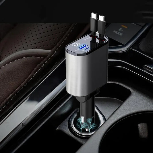 Cargador 4 en 1 para Auto | Carga Rápida