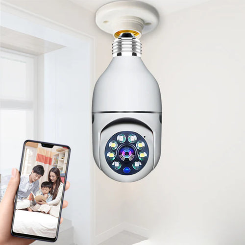 Cámara De Seguridad 360° | Monitoreo Remoto Y Visión Nocturna