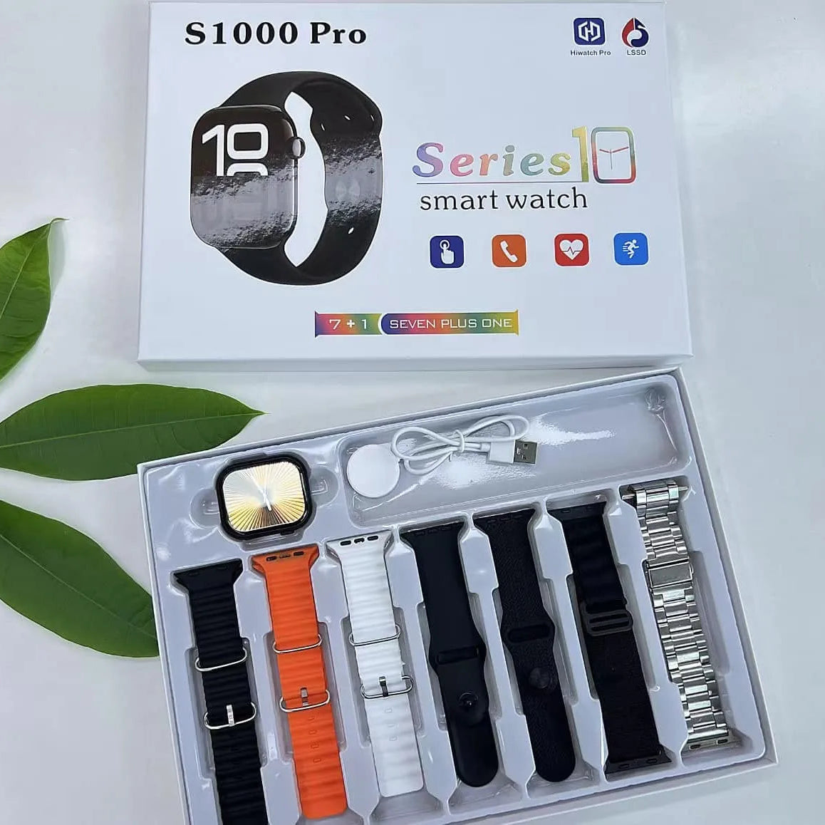 Reloj Inteligente | S1000 Pro + 7 Correas