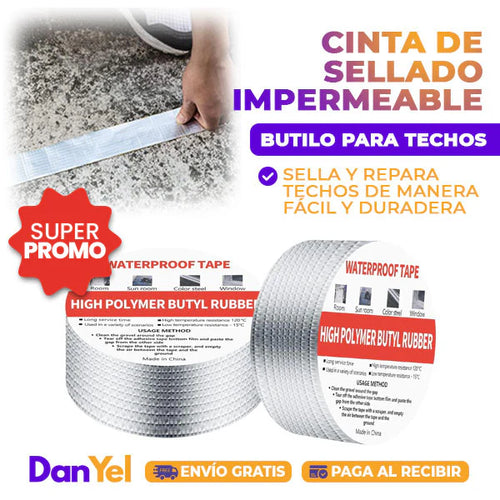Cinta De Sellado Impermeable De Butilo Para Techos 2x1