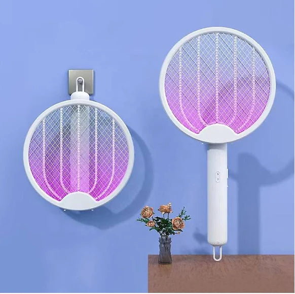 Raqueta Mata Mosquitos Plegable 4 en 1