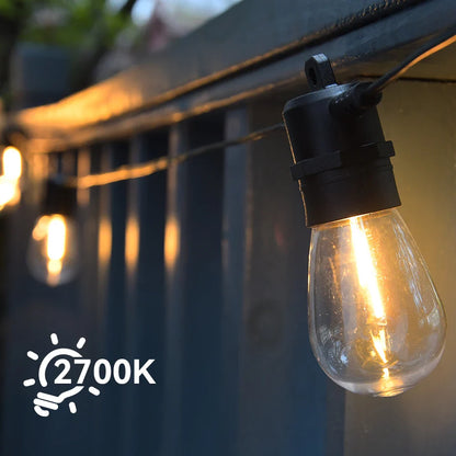 Guirnalda Solar y Eléctrica LED para Exteriores