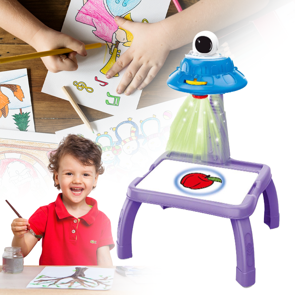 Proyector Mágico | Niños Creativos | Dibujo Y Diversión