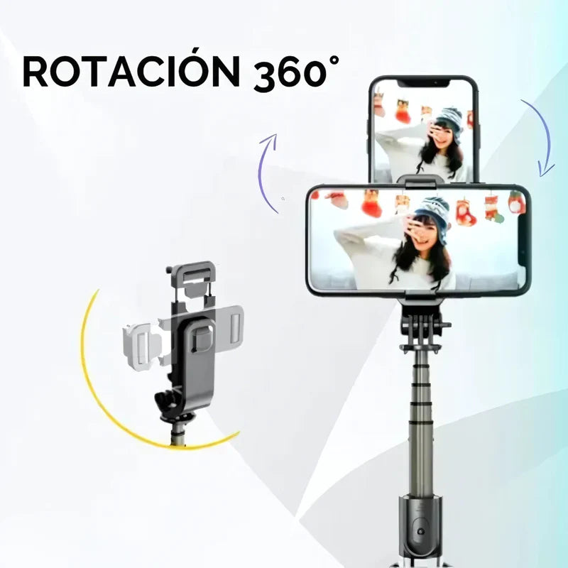 Trípode 3 en 1 | Soporte, Selfie Stick y Control Remoto