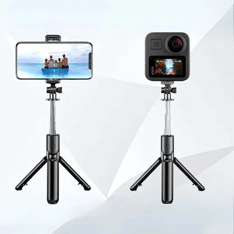 Trípode 3 en 1 | Soporte, Selfie Stick y Control Remoto