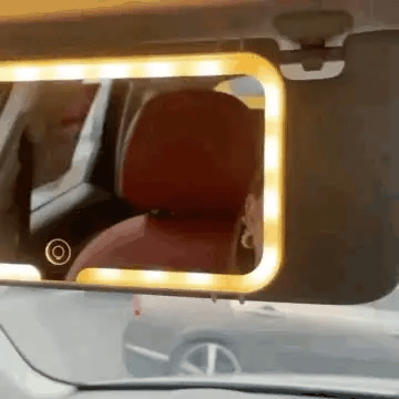 Espejo LED Para Auto | Ajustable Y Control Táctil