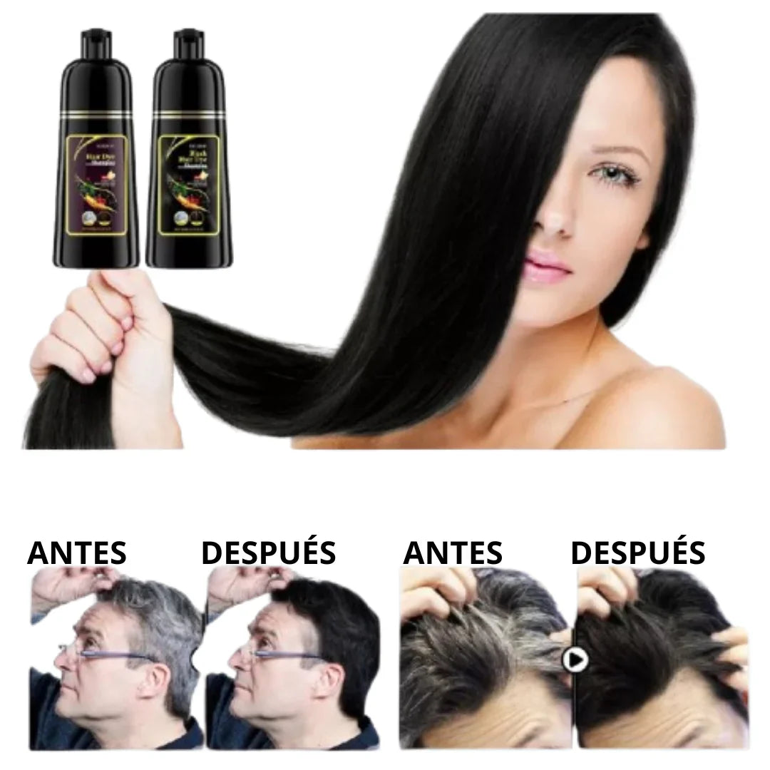 Elimina Canas | Shampoo Negro Instantaneo