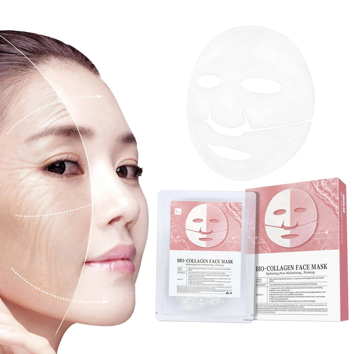 Mascarilla de Colágeno para la Cara | Pack de 3