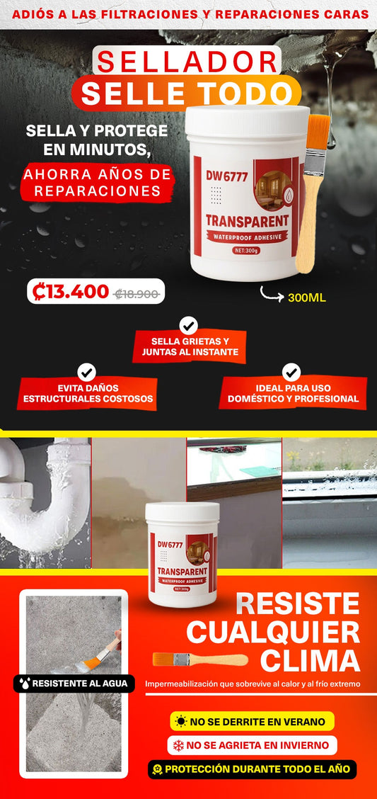 Sellador Impermeabilizante Invisible de Alta Duración 300 ML