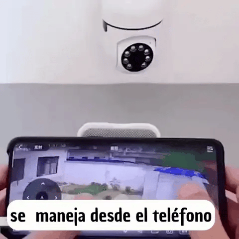 Cámara De Seguridad 360° | Monitoreo Remoto Y Visión Nocturna