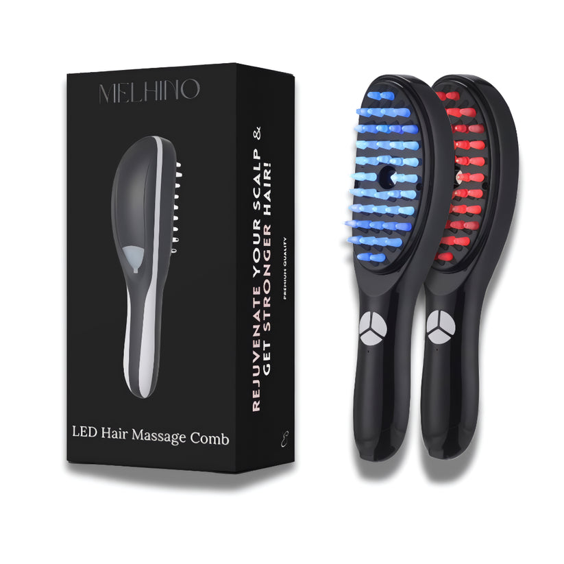 Cepillo Led Masajeador del Cuero Cabelludo