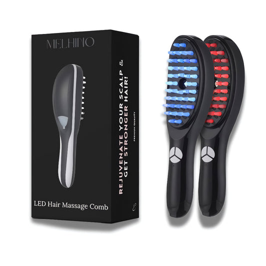 Cepillo Led Masajeador del Cuero Cabelludo