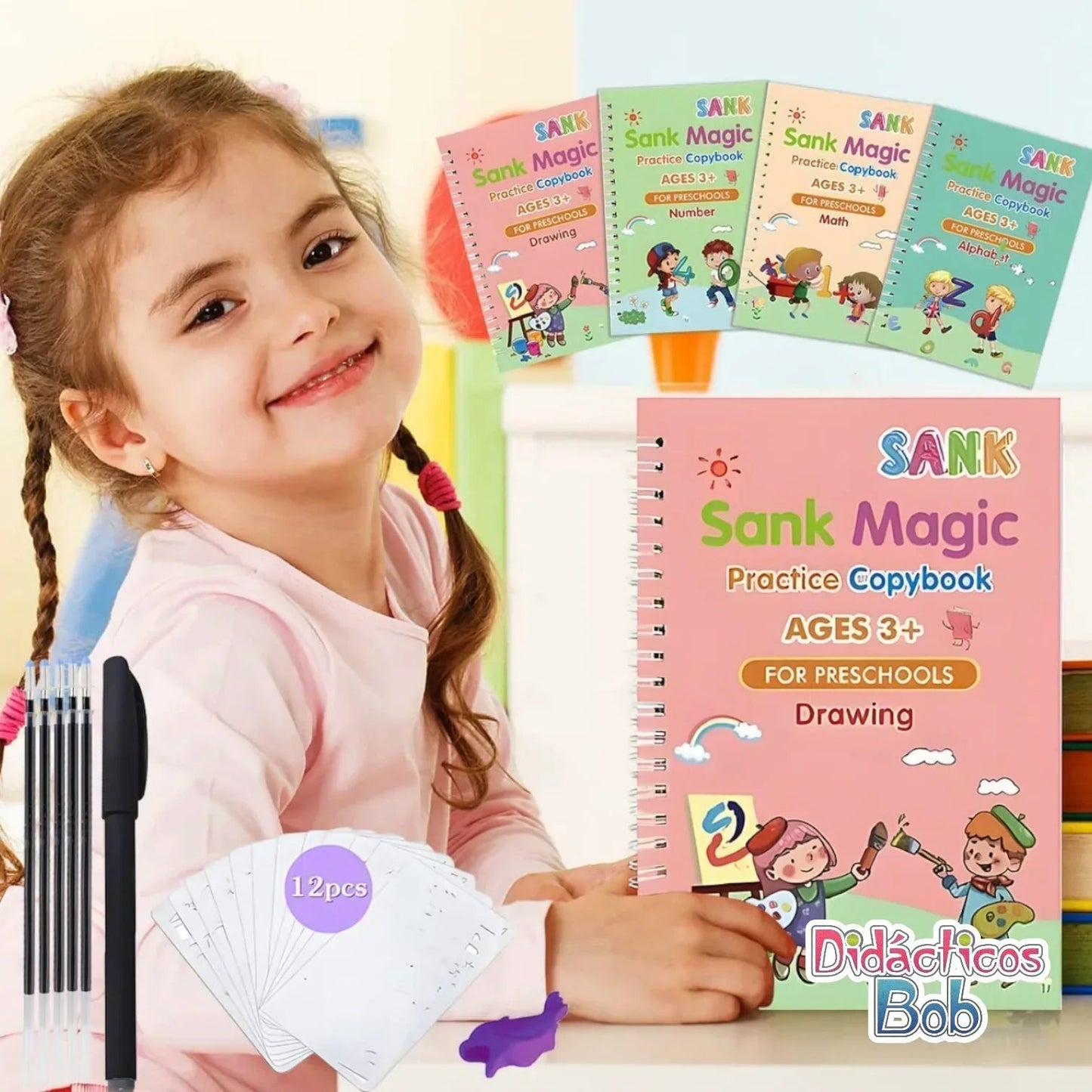 Cuaderno Mágico de Aprendizaje | Sank Magic L