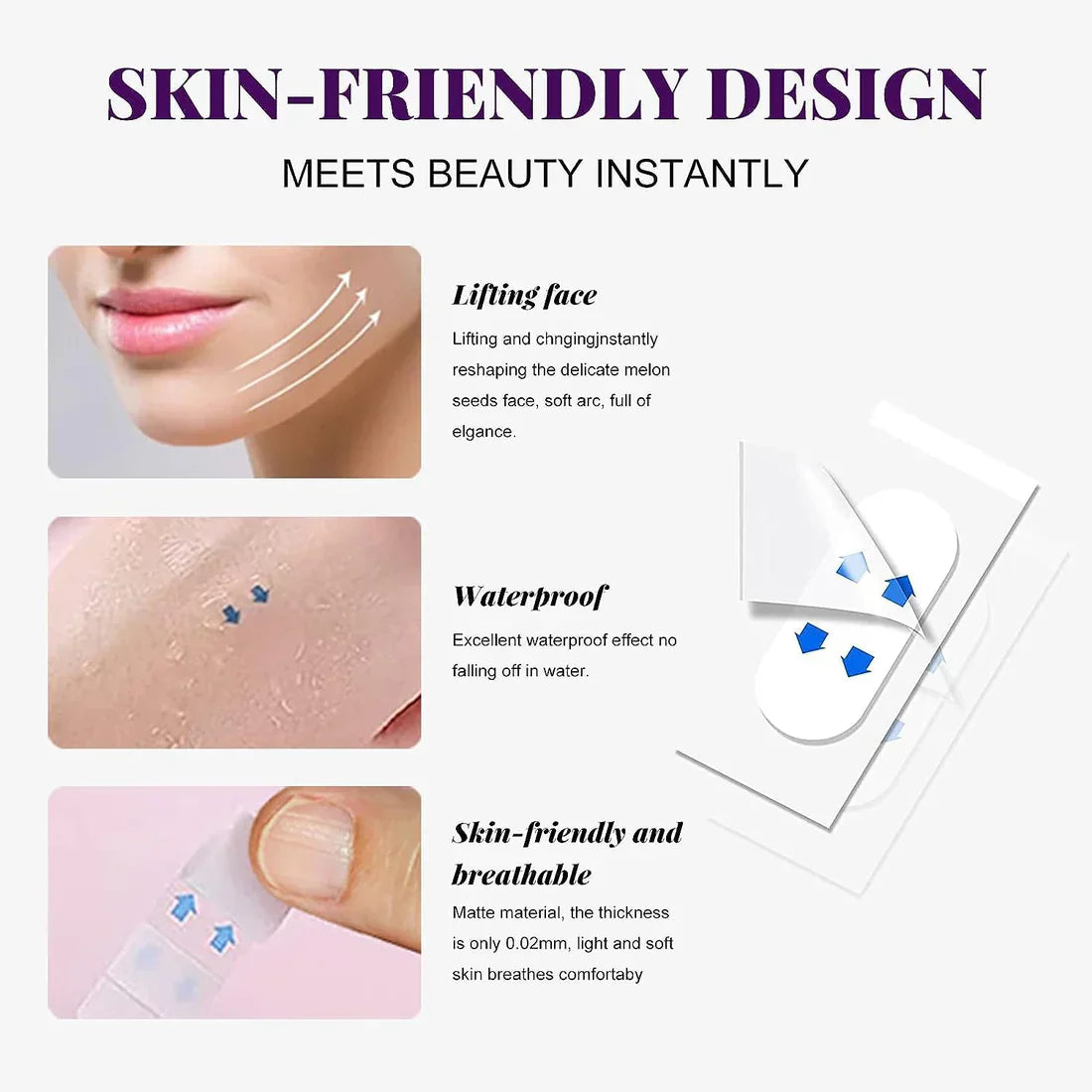 Cinta Lifting Iinvisible | Rejuvenece Tu Rostro 4x1