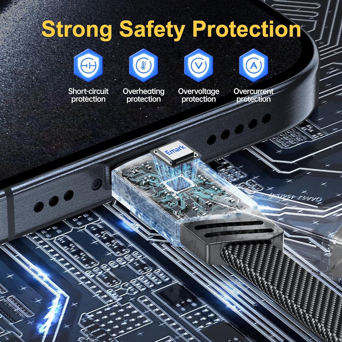 Cable Multiuso 4 En 1 Carga Rapida