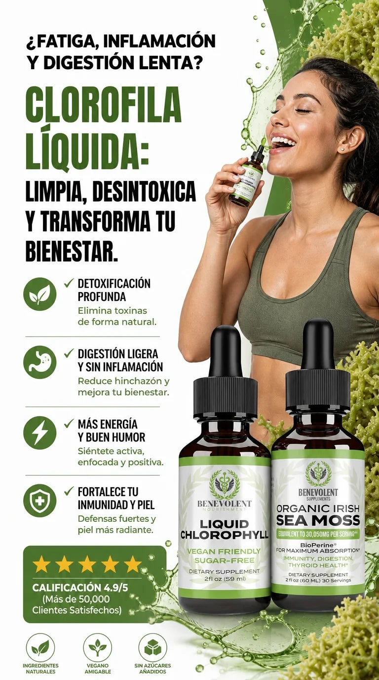Clorofila Liquida - Suplemento Natural