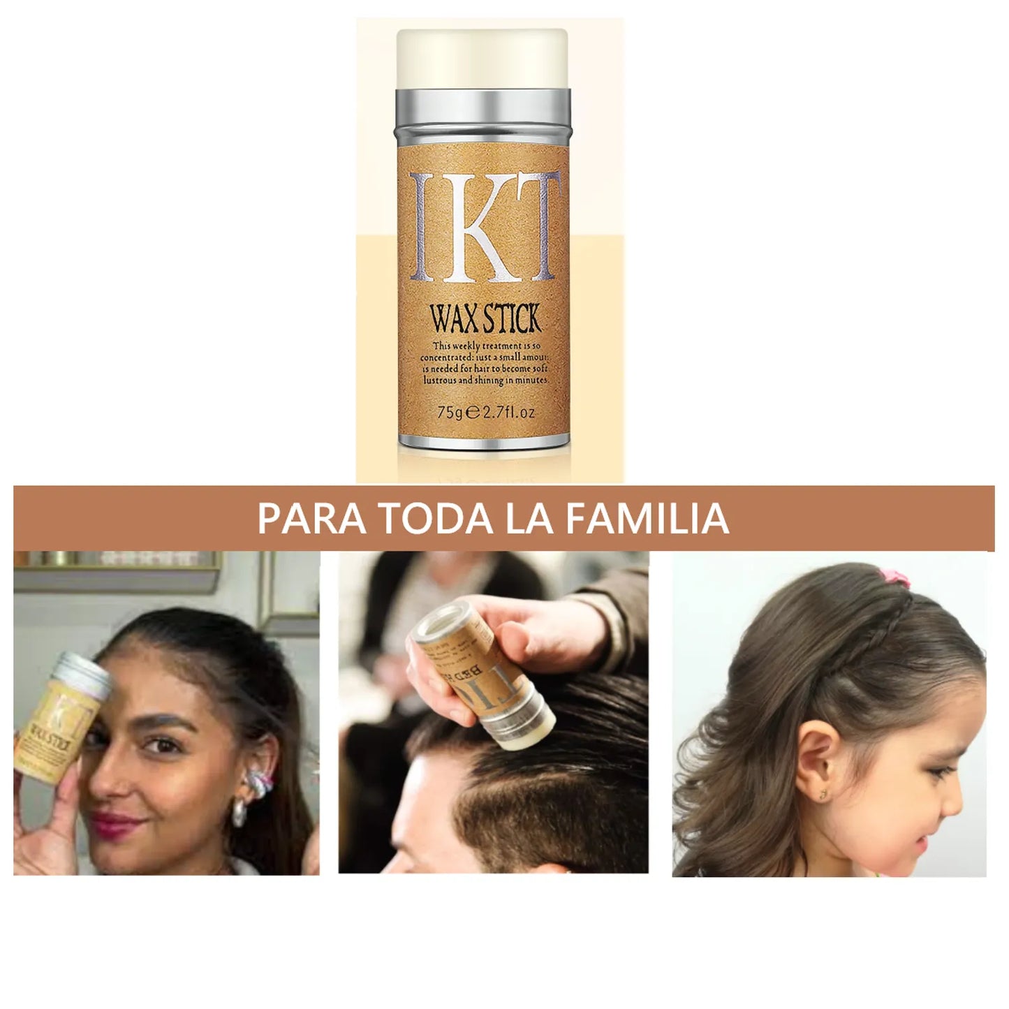 Cera Para Cabello En Barra