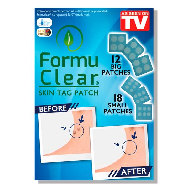 Eliminador Natural de Verrugas | Formu Clear Skin Tag Patch